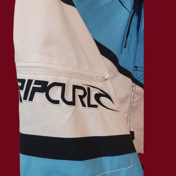 Rip Curl Mens Fanning Eagle Pro Boardshort Blue & Black Size 34 - Picture 9 of 13